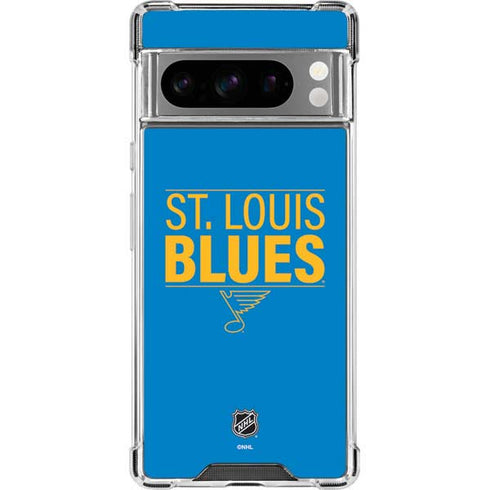 NHL St. Louis Blues Lineup Google Pixel 8 Pro Clear Case